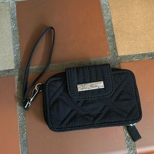 Vera Bradley black wristlet wallet